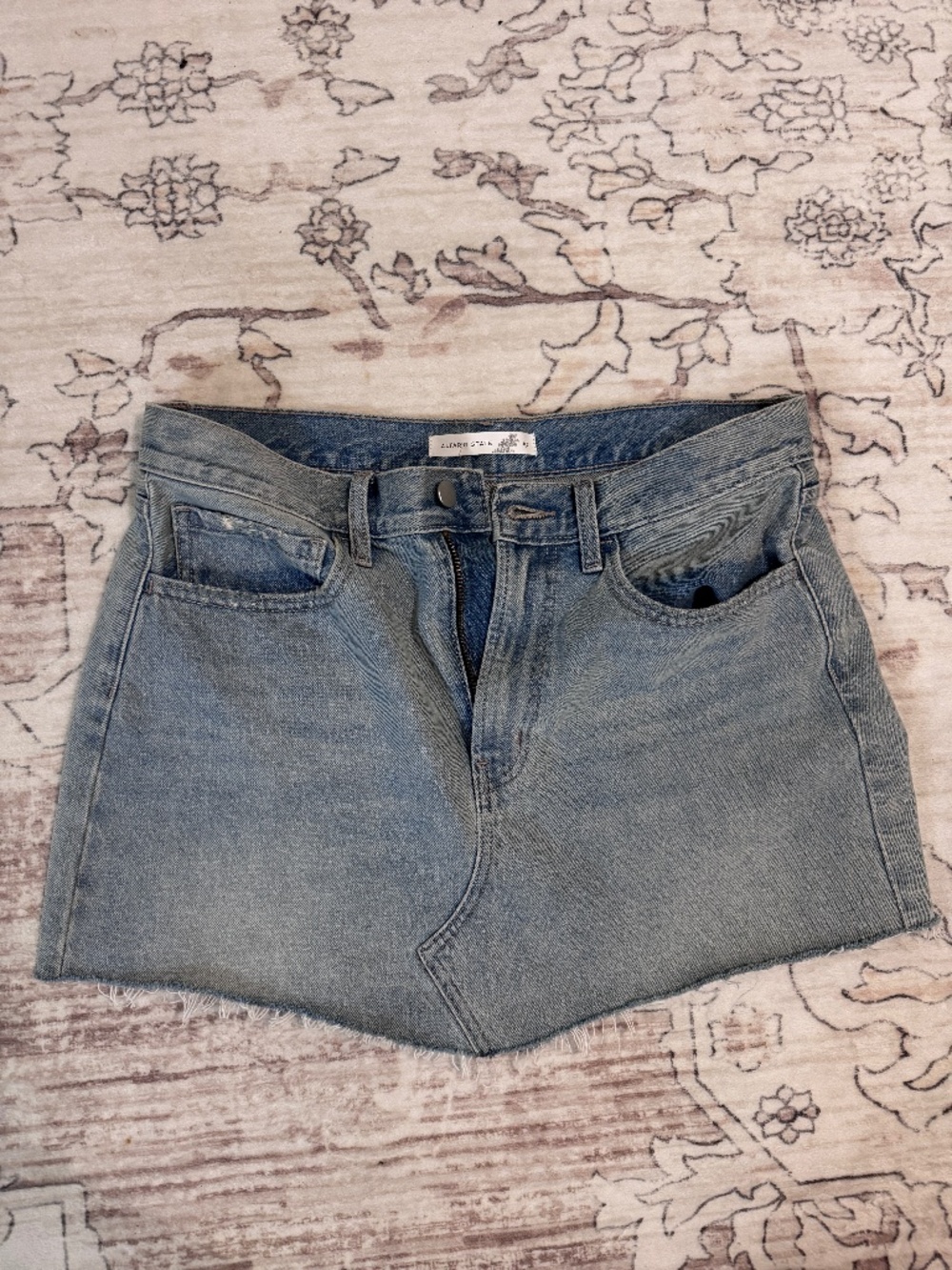 90s Vintage AS denim mini skirt